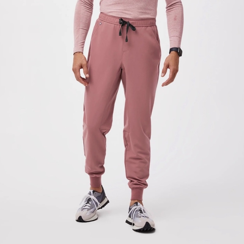 Figs Tansen Jogger Scrub Pants Mauve Pink Mens XL/S